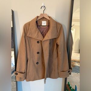Beautiful Tan Wool Jacket